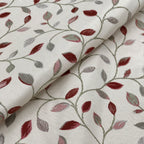 Lined Pencil Pleat Curtains with Floral Jacquard Pattern (2 Panels) 